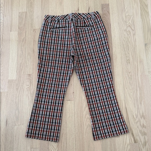 CAbi Maroon and Black Plaid Trousers - Picture 3 of 3
